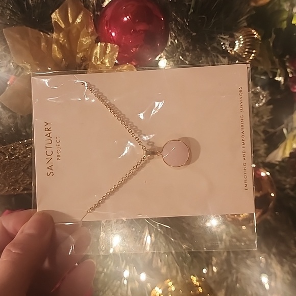 Sanctuary Project Rose Quartz Serenity Necklace NEW - Picture 4 of 4